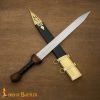 Roman Mainz Gladius with Scabbard – Legionary Leaf-Shaped Short Sword-5514 6