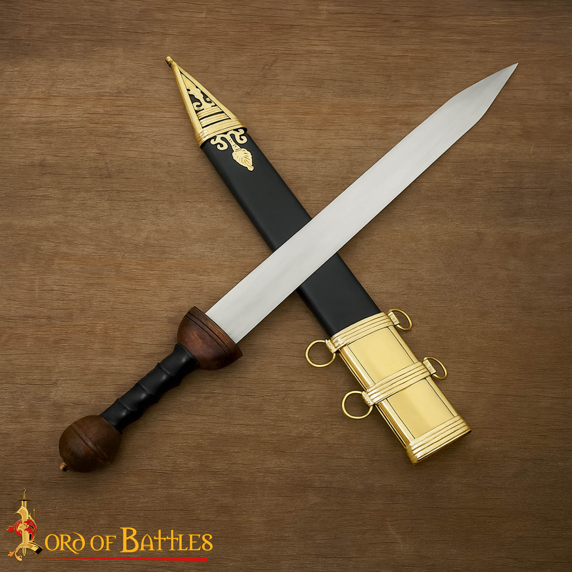 Roman Mainz Gladius with Scabbard – Legionary Leaf-Shaped Short Sword-5514 6