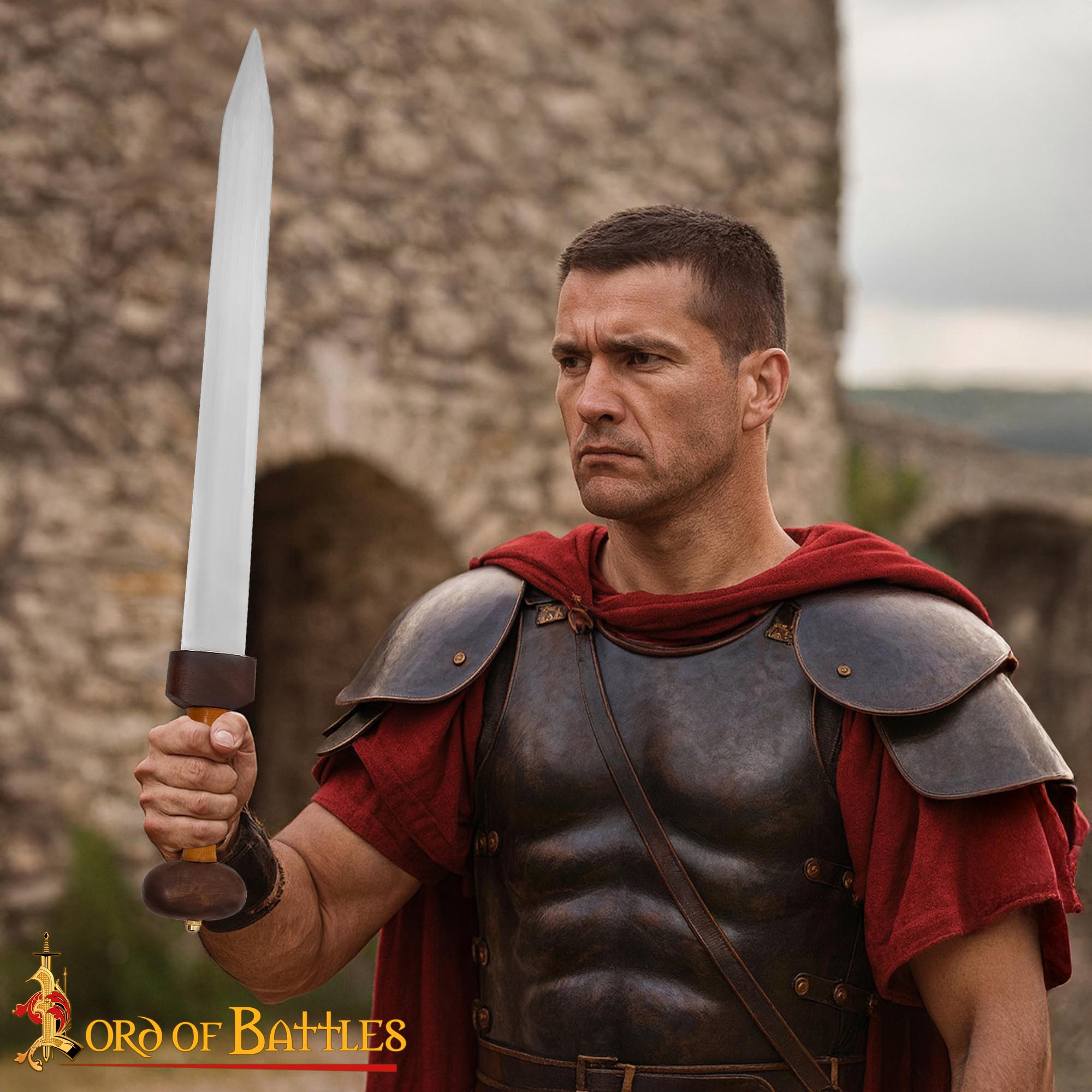 Roman Pompeii Gladius with Scabbard Legionary Short Sword-5503 4