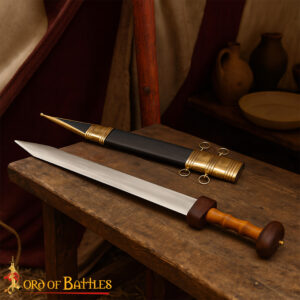 Roman Gladius Collector’s Sword with Scabbard – Short Sword of the Roman Legionaries, Display