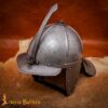 17th Century Lobster Tailed Pot Helmet Steel Cavalry Helmet 25929 1