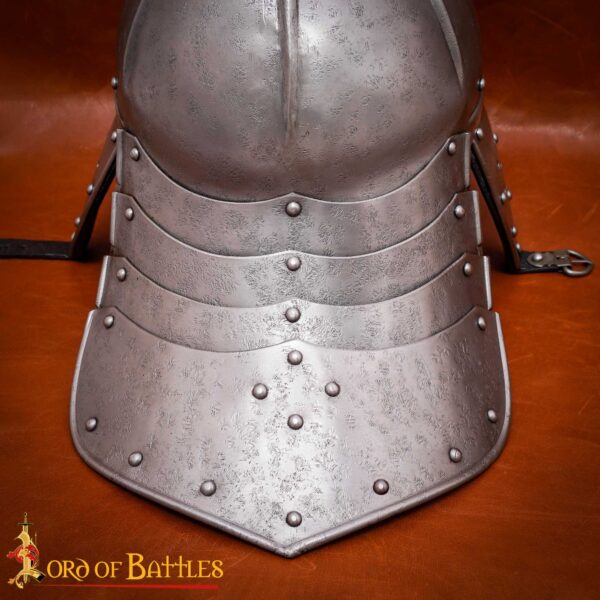 Medieval Steel Helmet with Liner 16 gauge - Image 6