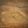 18th Century Rectangular Brass Belt Buckle 8932 5