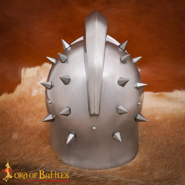 The Spaniard Gladiator Magnus Maximus Steel Helmet - Image 5