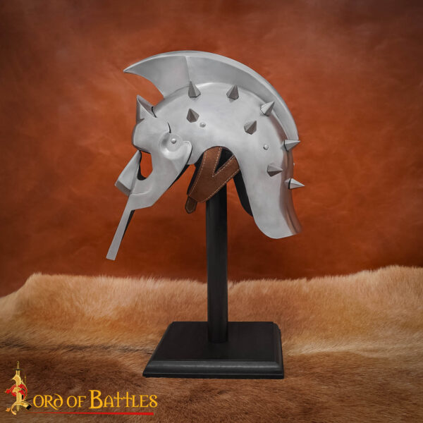 The Spaniard Gladiator Magnus Maximus Steel Helmet - Image 7