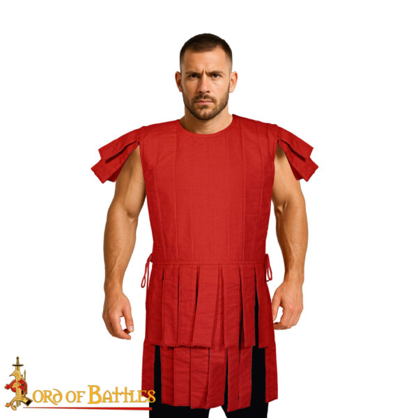 Roman Subarmalis Padded Canvas Jacket, Red - Image 2