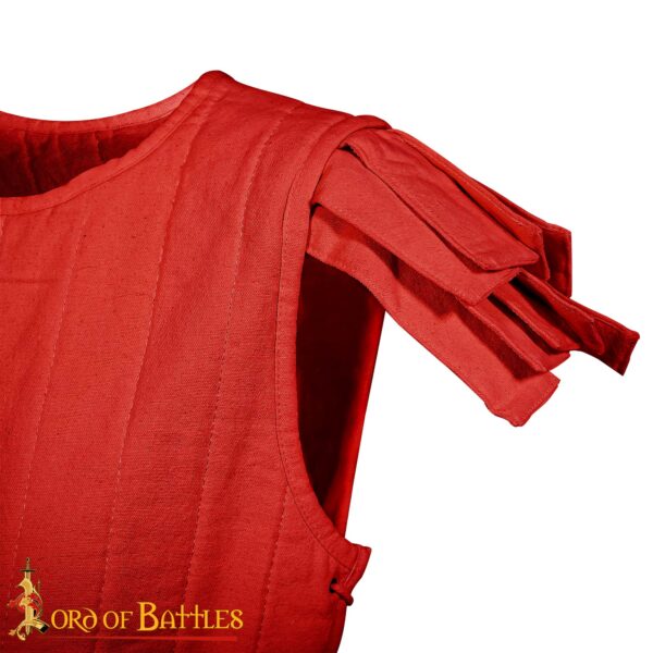 Roman Subarmalis Padded Canvas Jacket, Red - Image 5