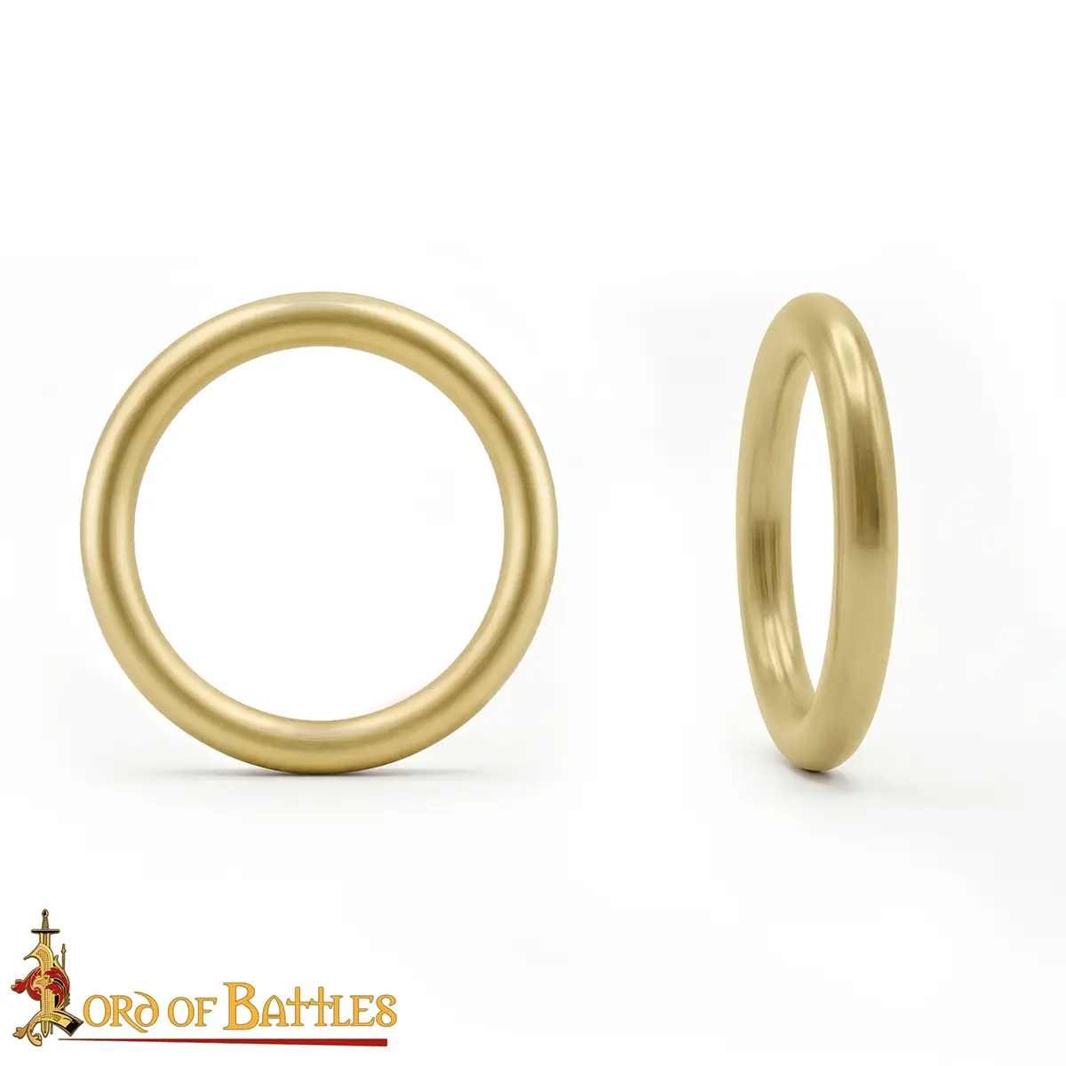 Solid Brass O Rings, Set of 5 Solid Brass O Rings, Set of 5 - Image 4
