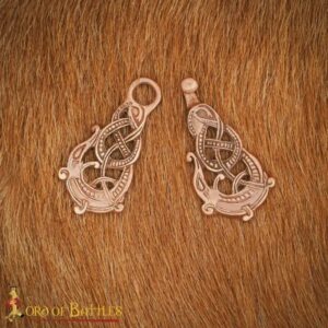 Lost-wax Cast Bronze Viking Cloak Clasp