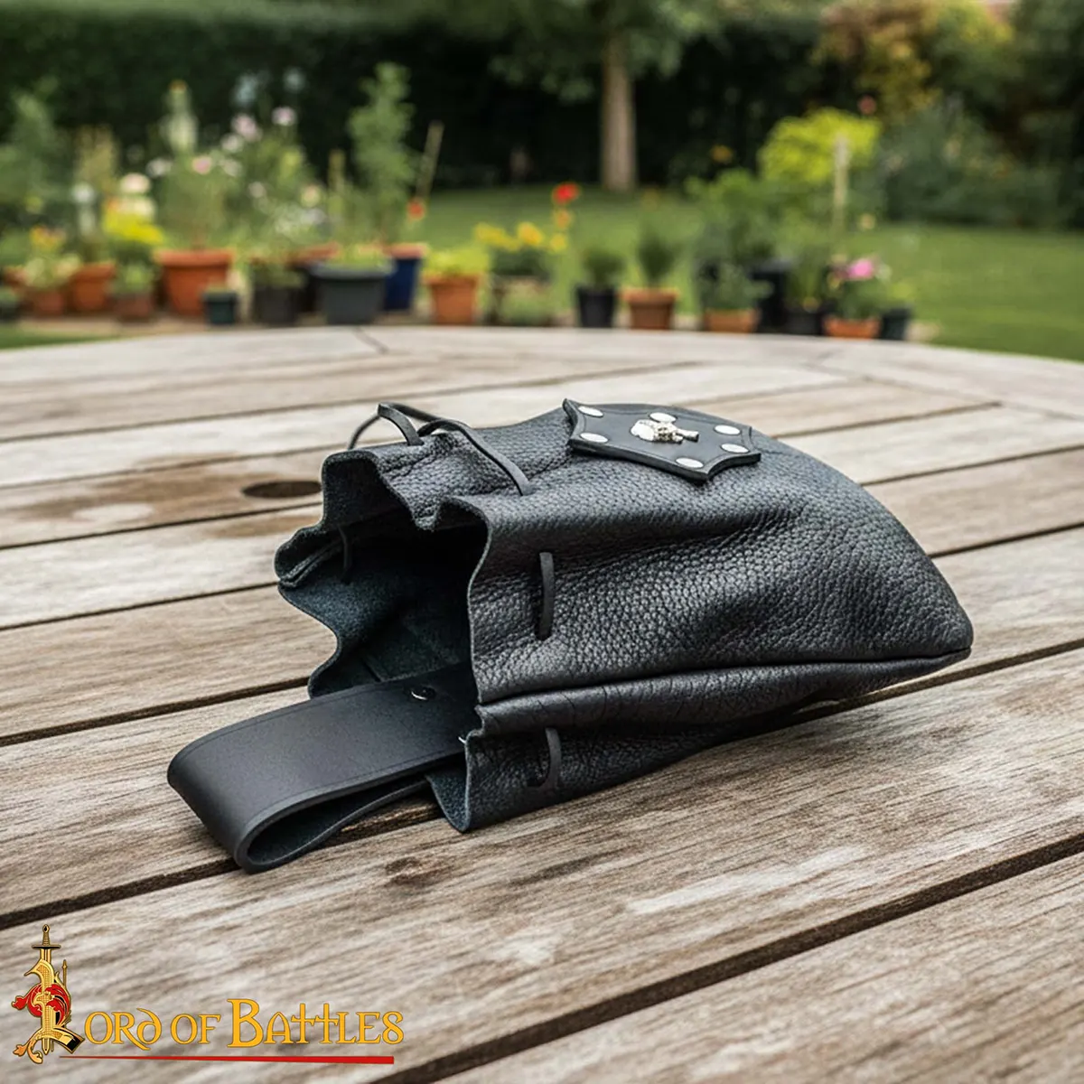 Pirate Leather Belt Pouch Genuine Leather Pirate Leather Belt Pouch Genuine Leather - Image 5