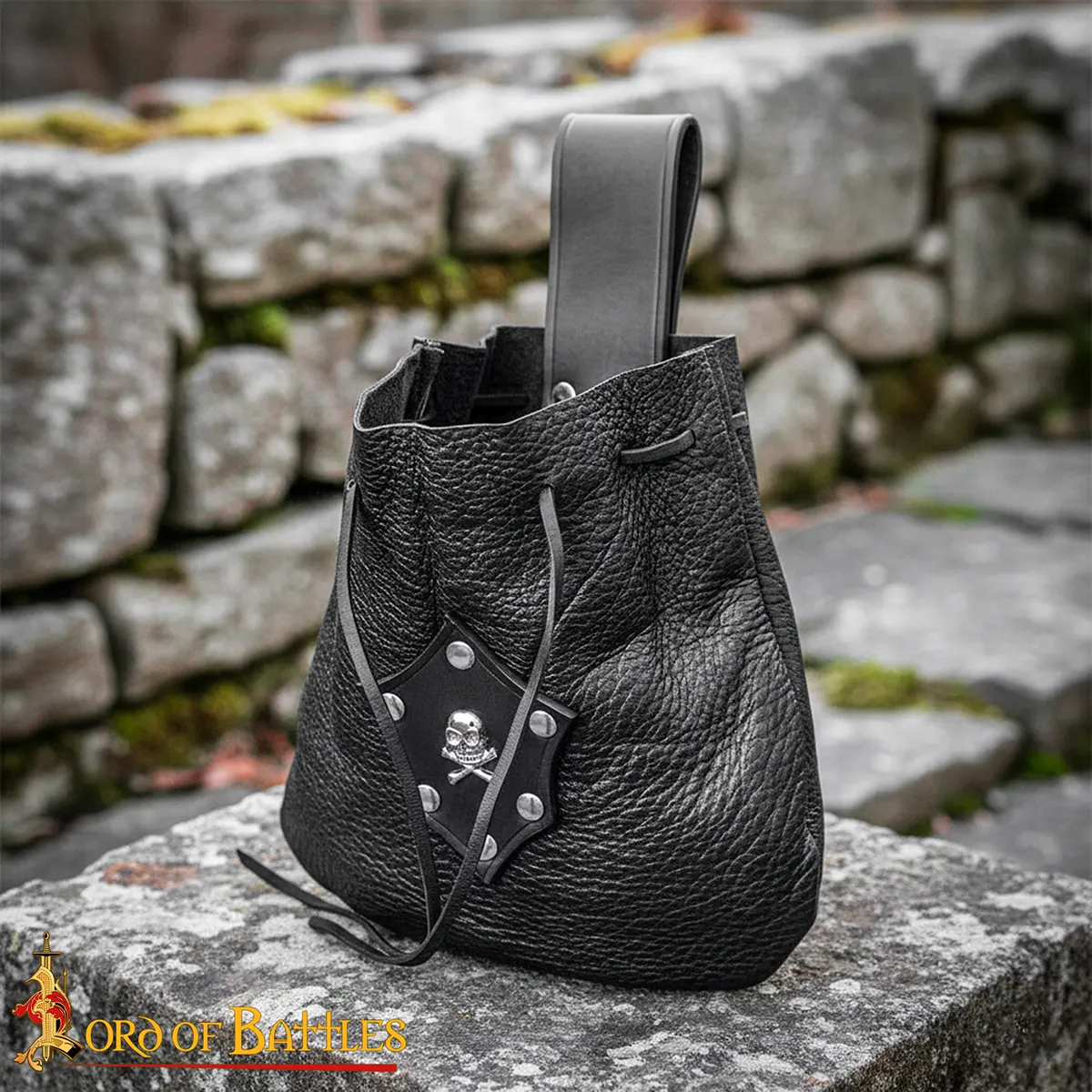 Pirate Leather Belt Pouch Genuine Leather Pirate Leather Belt Pouch Genuine Leather - Image 7