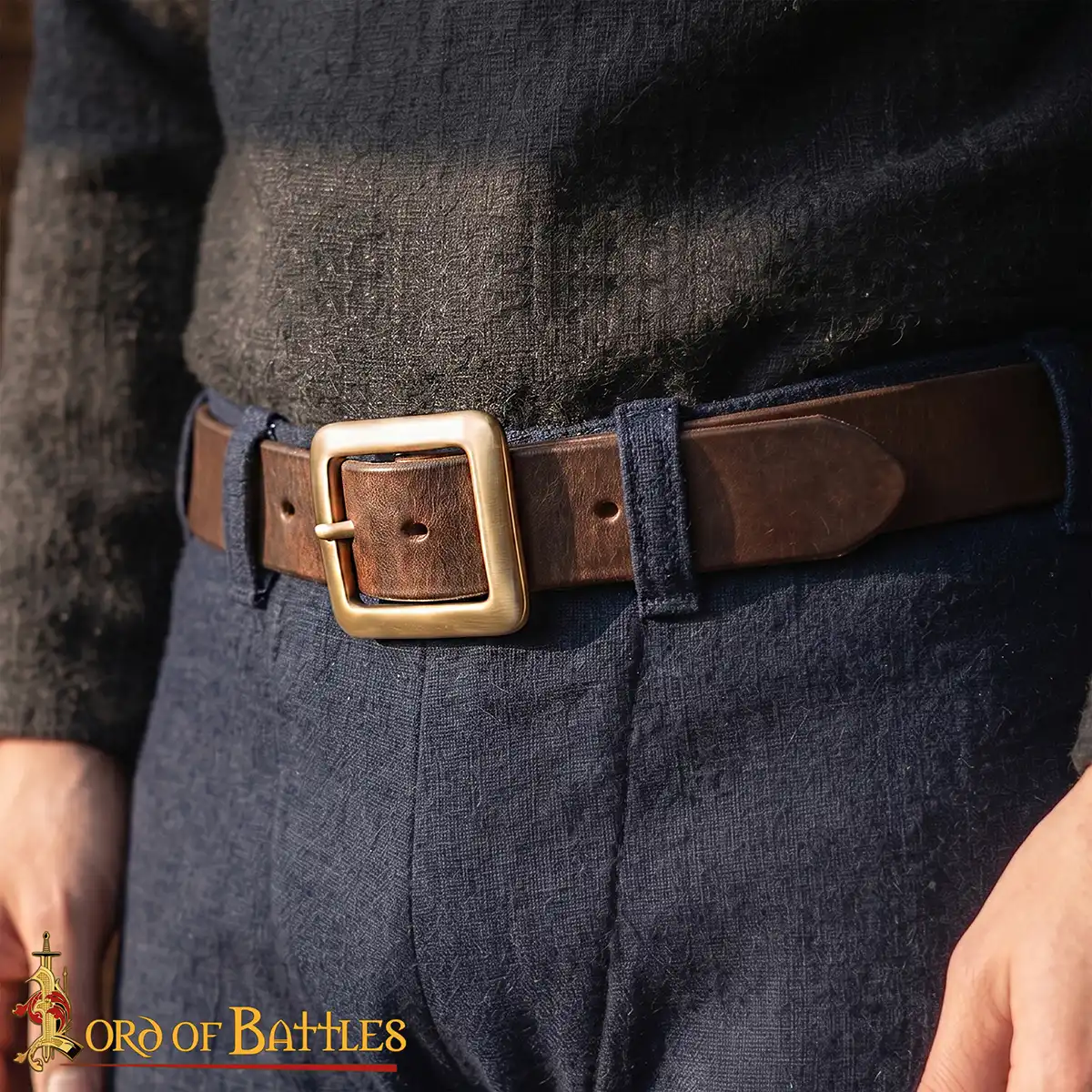 Medieval Solid Brass Buckle Medieval Solid Brass Buckle - Image 2