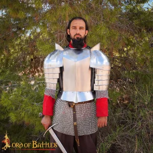Medieval Knightly Cuirass with Pauldrons
