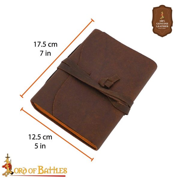 Classic Leather Journal with Antique Pages - Image 3
