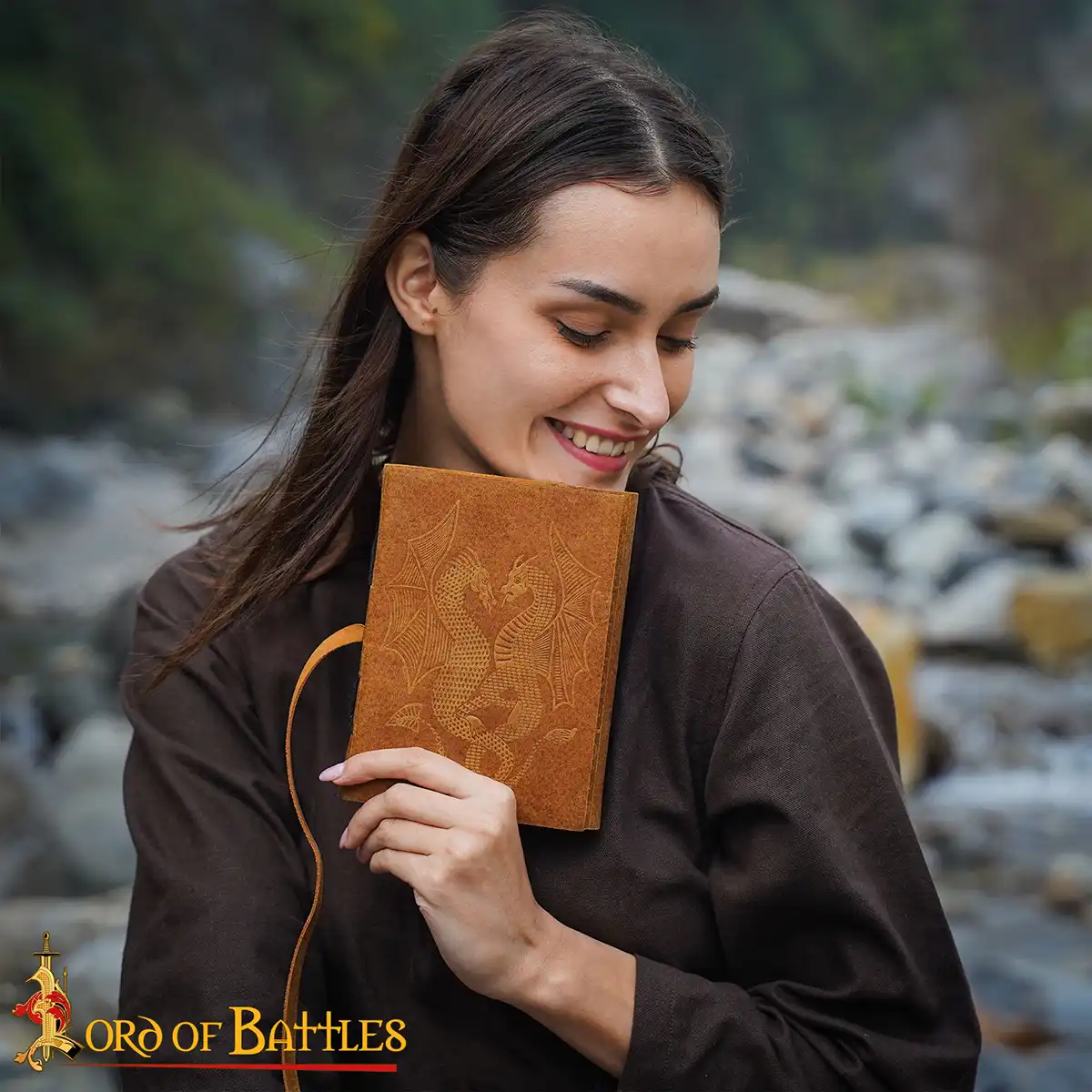Double Dragon Leather Handmade Journal - Image 6