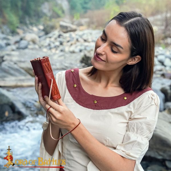 Medieval Leather Journal with Classic Plain Cover - Image 4