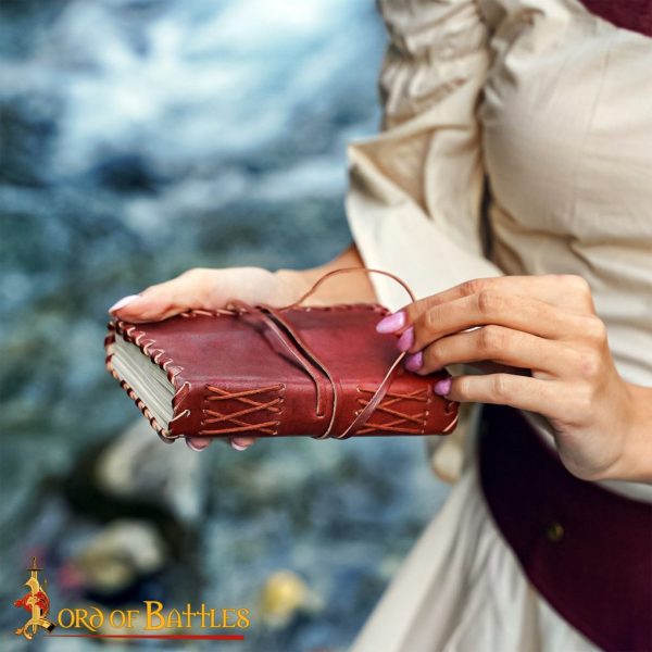 Medieval Leather Journal with Classic Plain Cover - Image 7