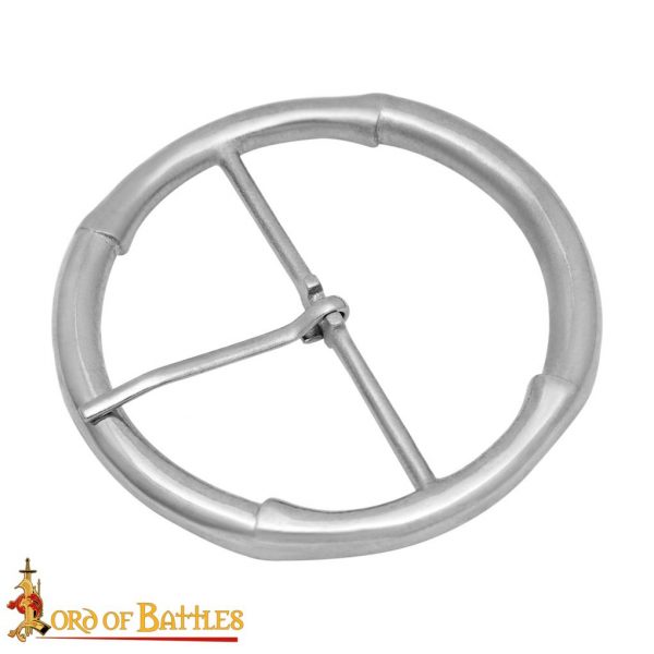 Medieval Steel Round Buckle 3.25 inches - Image 2