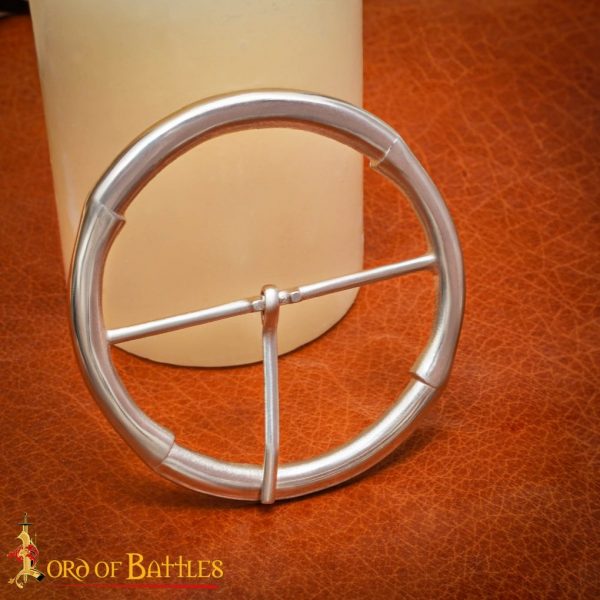 Medieval Steel Round Buckle 3.25 inches - Image 4