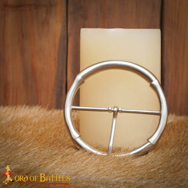 Medieval Steel Round Buckle 3.25 inches - Image 5