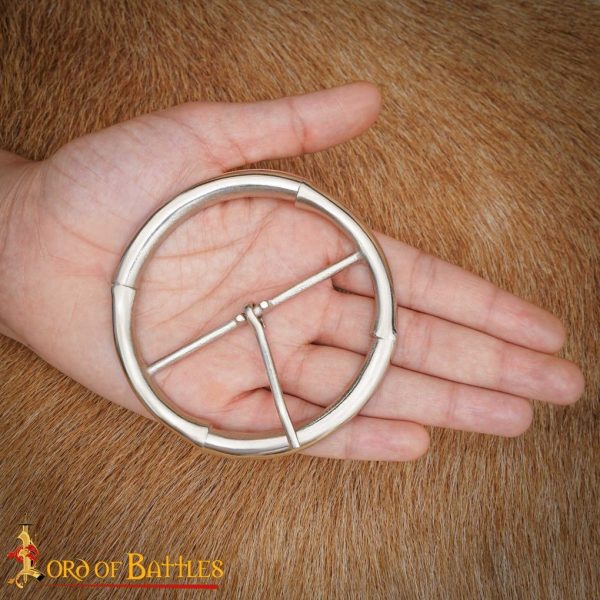 Medieval Steel Round Buckle 3.25 inches - Image 7