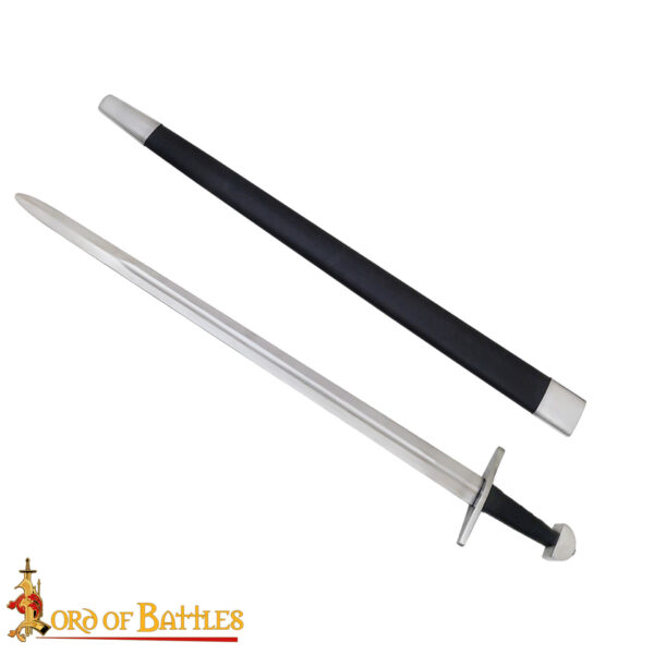 Viking Steel Sword with Scabbard Functional - Image 4
