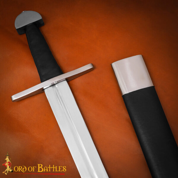 Viking Steel Sword with Scabbard Functional - Image 7
