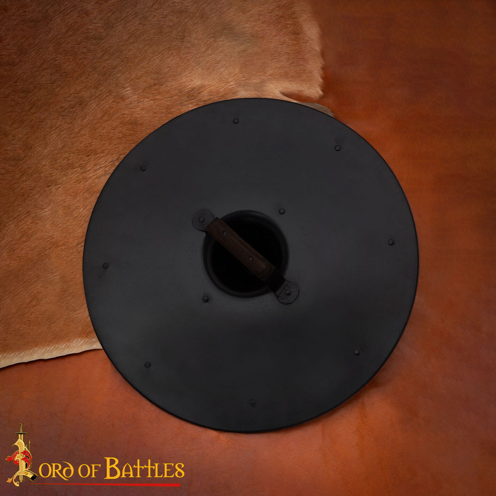 Hand-forged Viking Steel Round Shield -25174 6