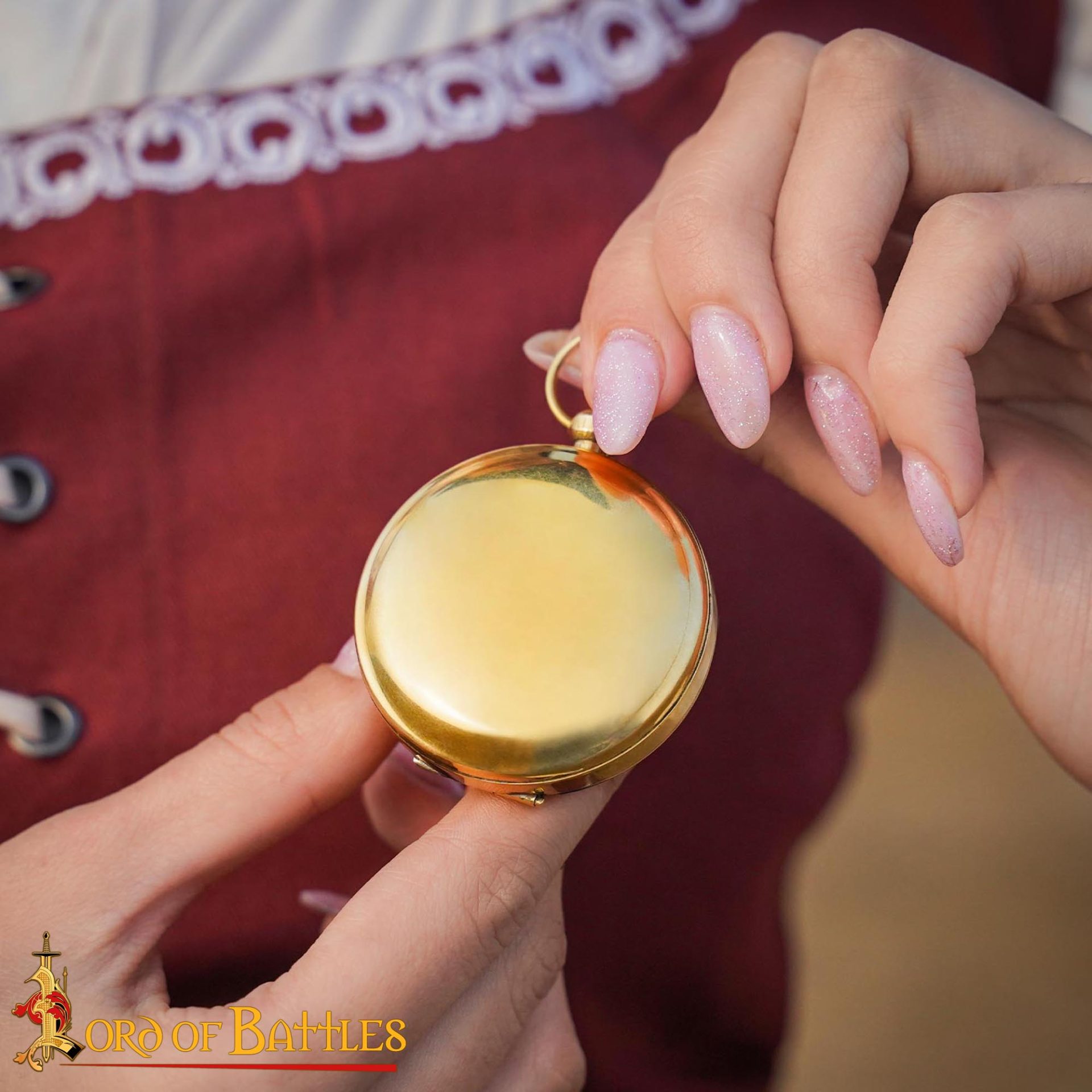 Handcrafted Brass Adventurers Pocket Compass - 11105 7