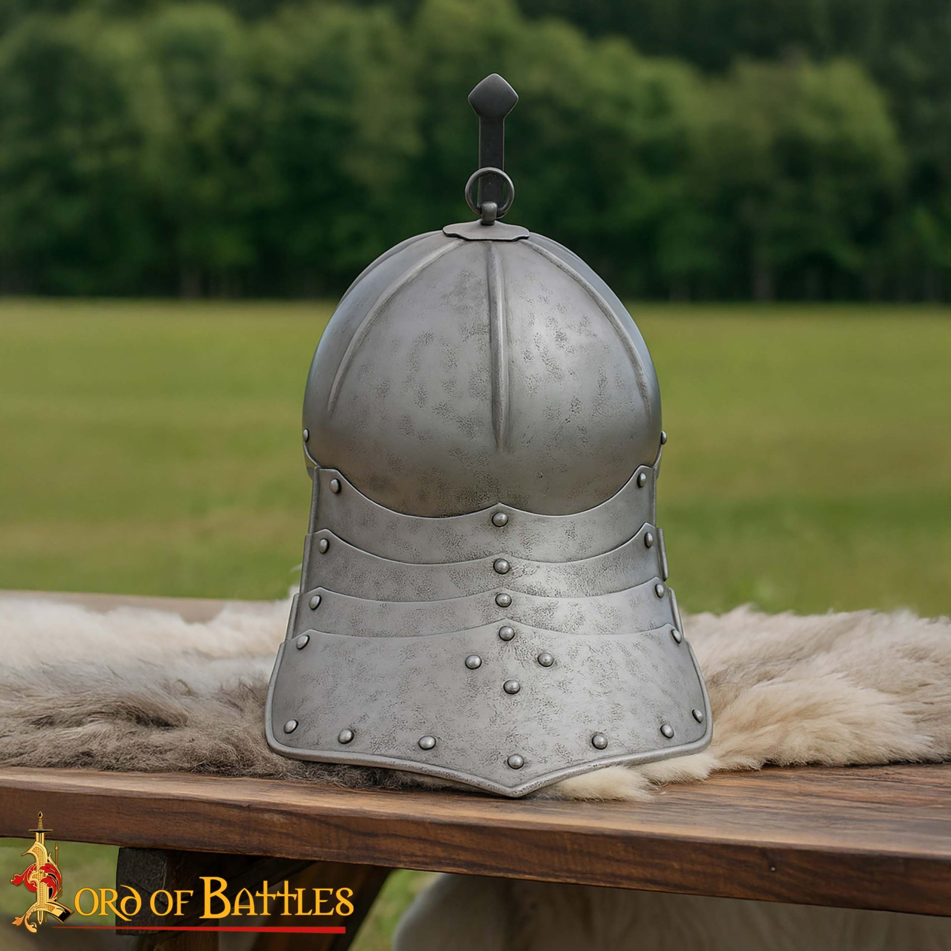 Late Medieval Lobster-Tailed Pot Helmet-25929AL 4