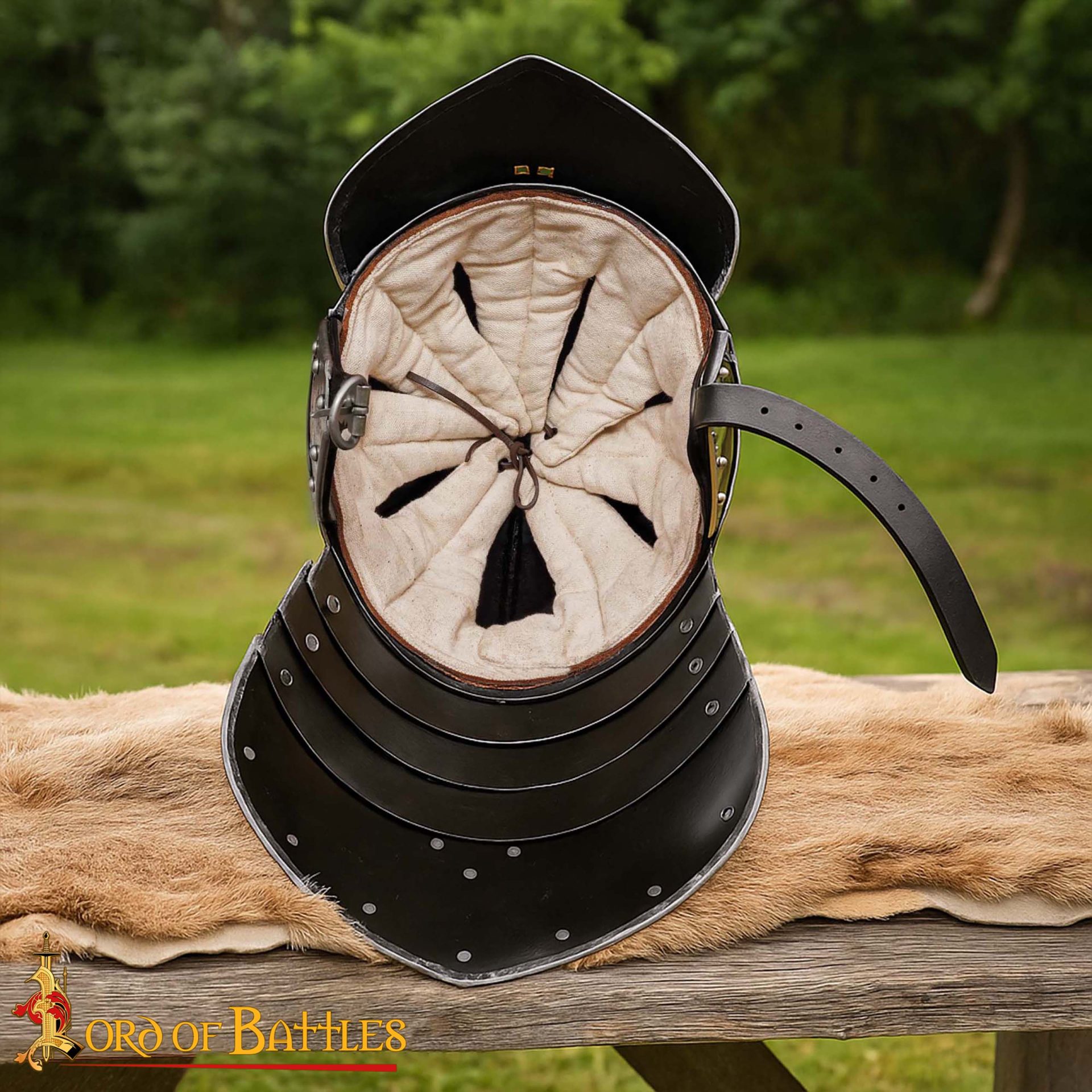 Late Medieval Lobster-Tailed Pot Helmet-25929AL 5