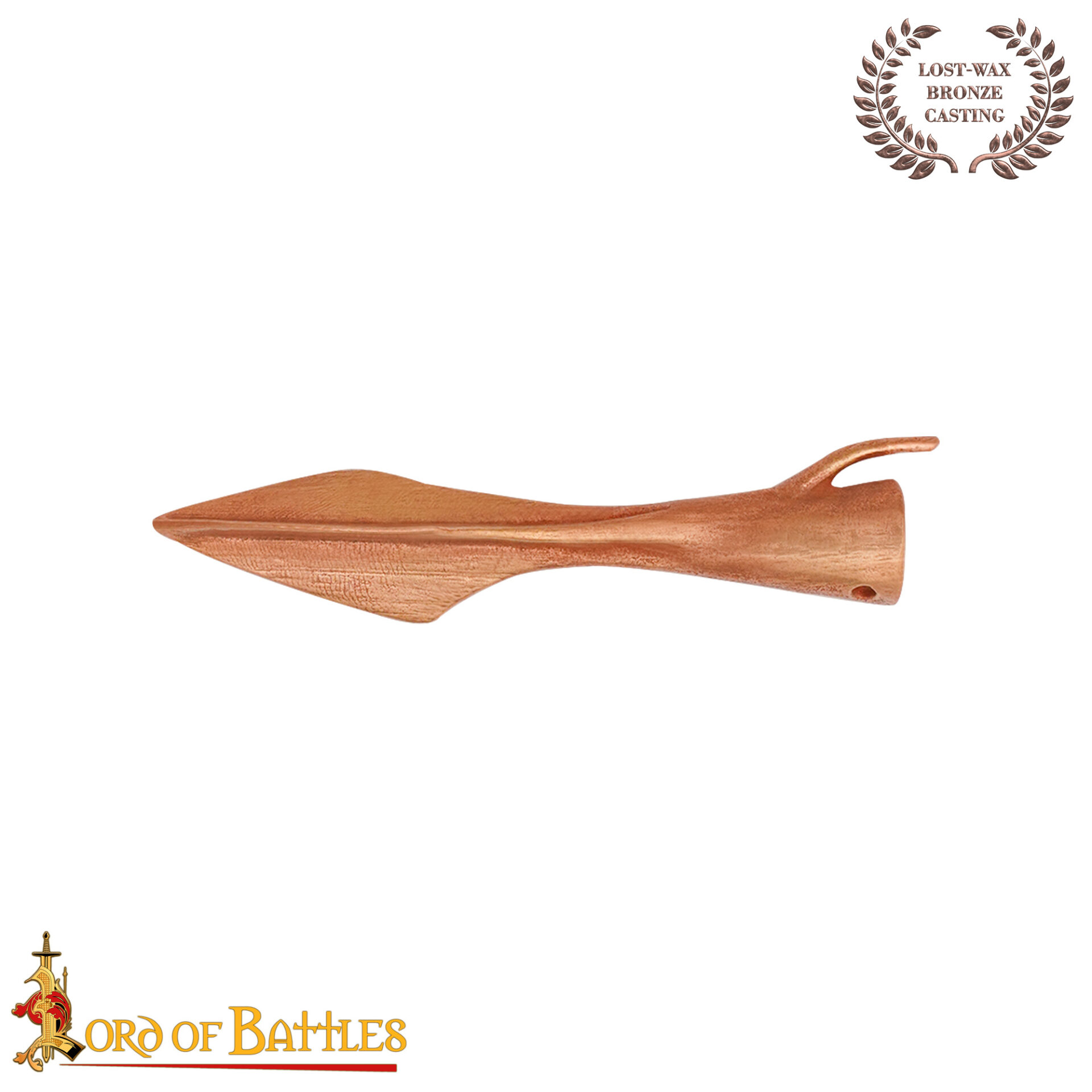 Lost-wax Cast Bronze Small Arrowhead-26436BZ 2
