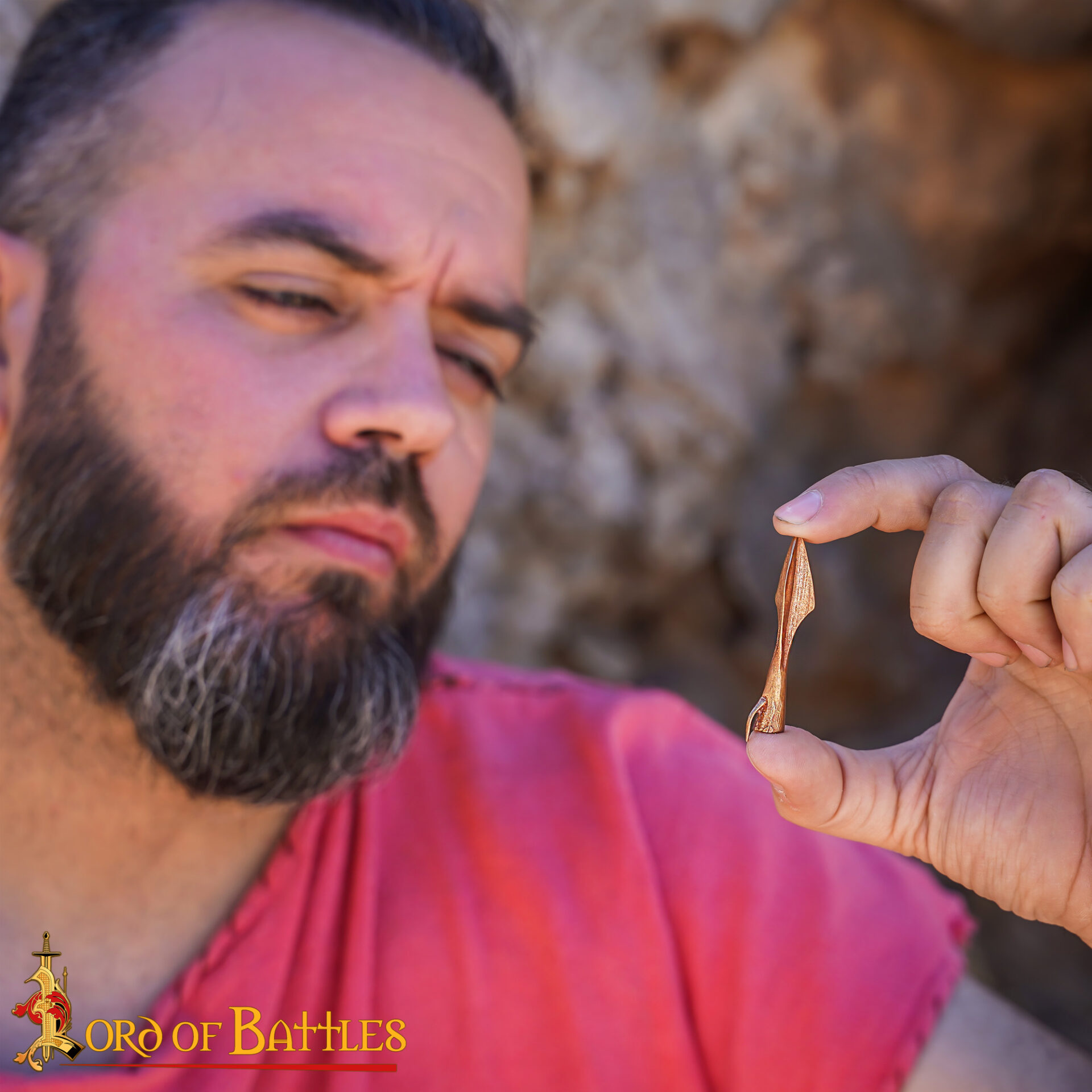 Lost-wax Cast Bronze Small Arrowhead-26436BZ 5