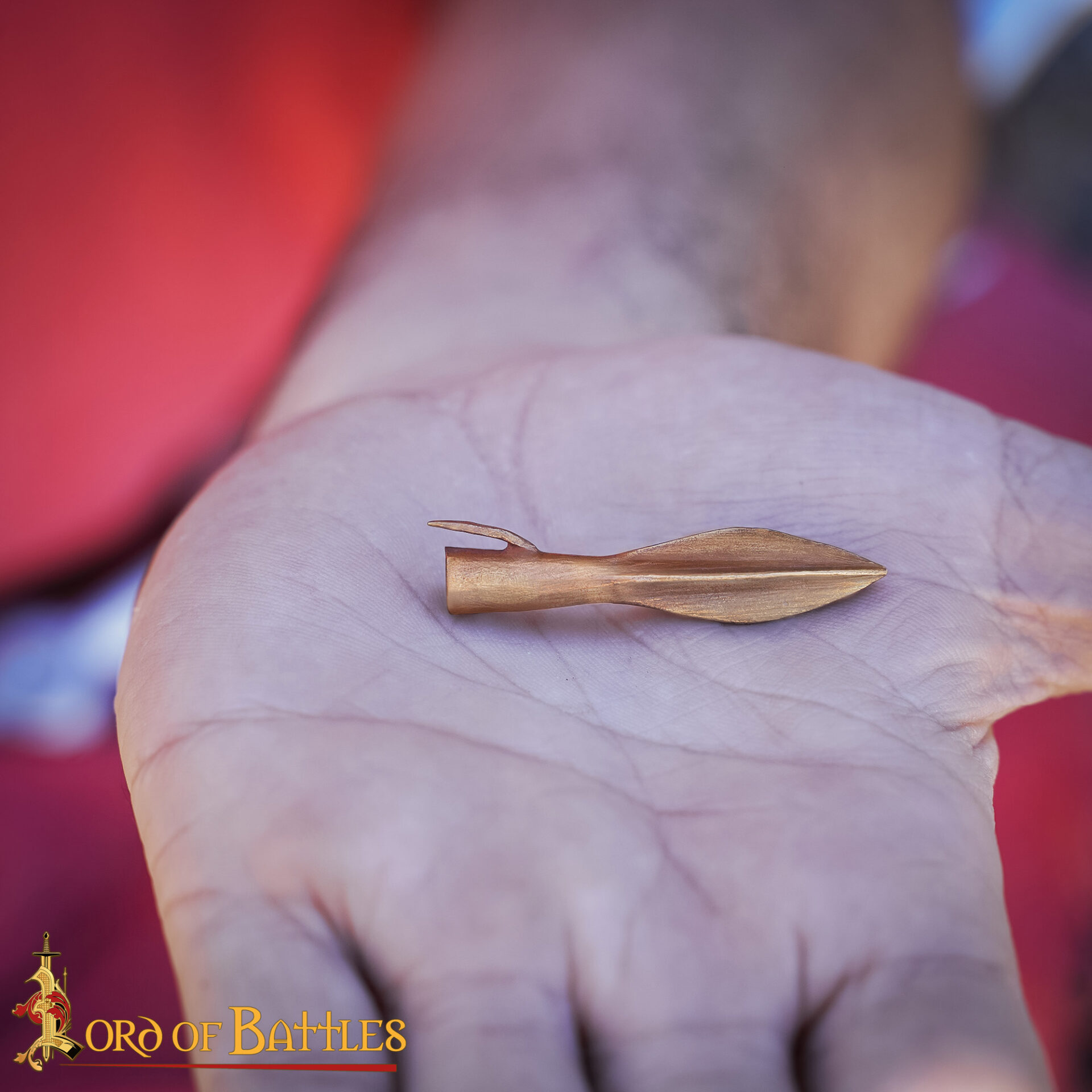 Lost-wax Cast Bronze Small Arrowhead-26437BZ 4