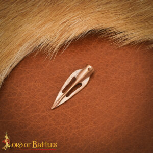 Lost-Wax Cast Bronze Arrowhead with Pierced Blade | 8th–5th Century BCE Style | 3.5 cm