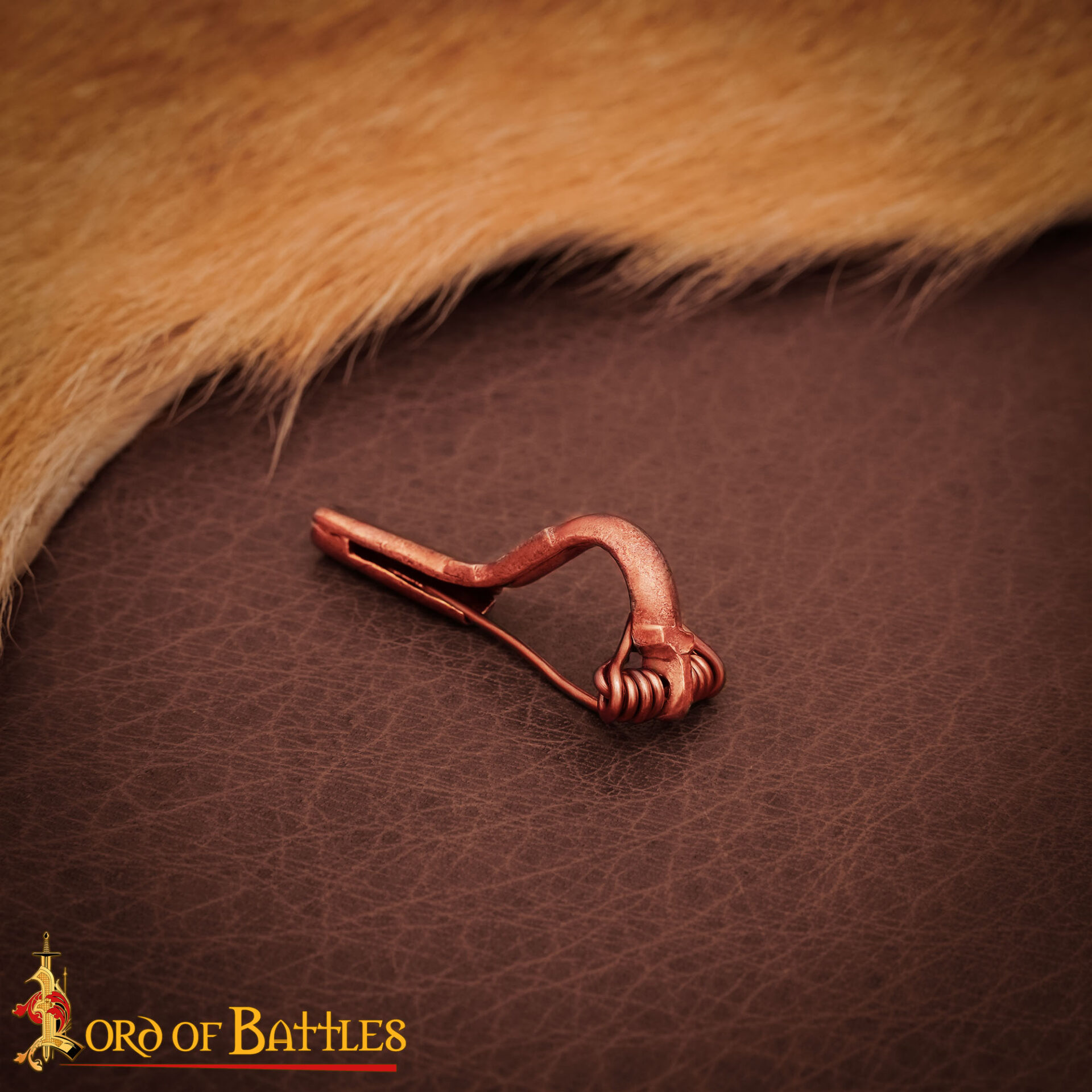 Lost-wax Cast Small Bronze Fibula-26434BZ-BZ