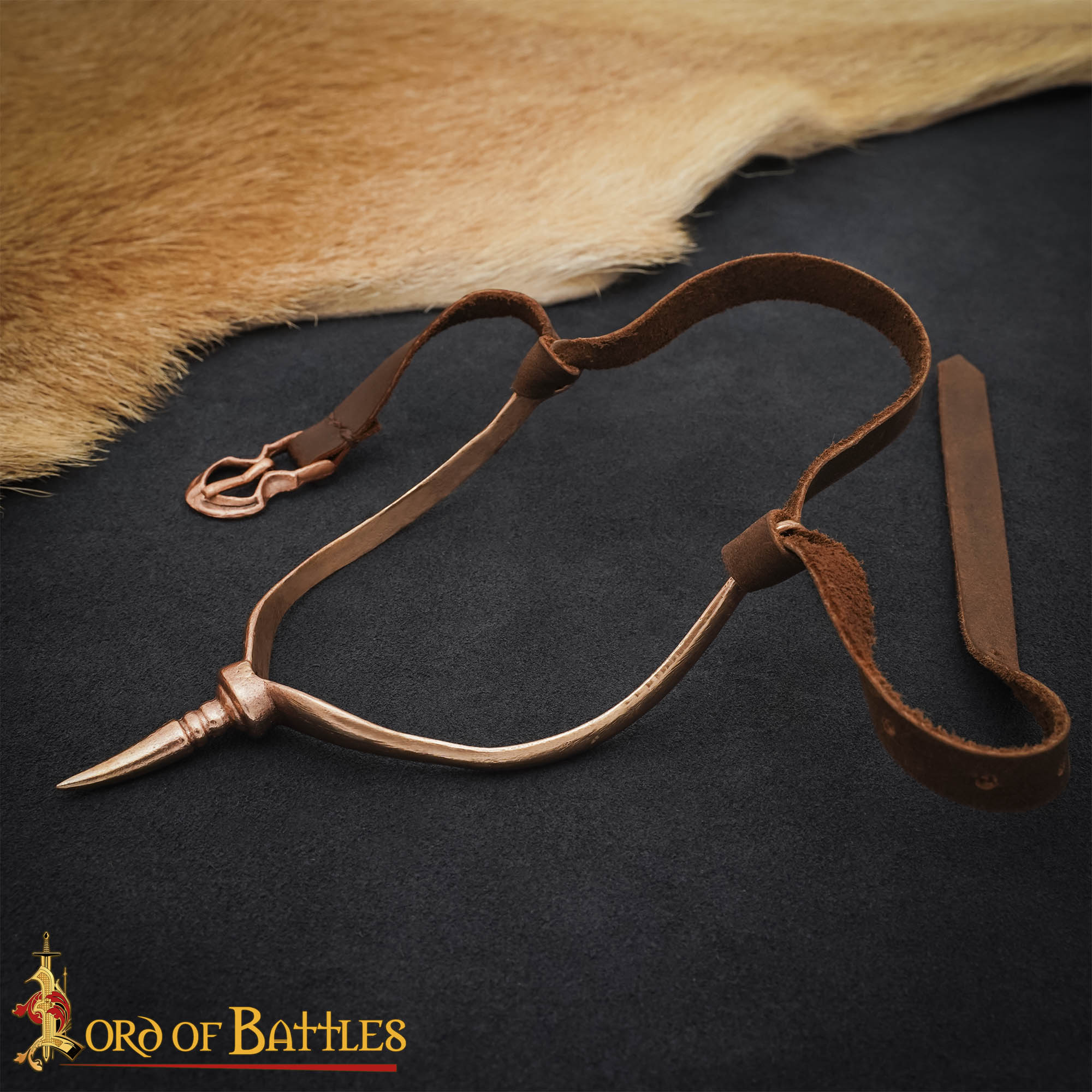 Medieval Prick Spurs Lost Wax Cast Bronze-26441BZ 1