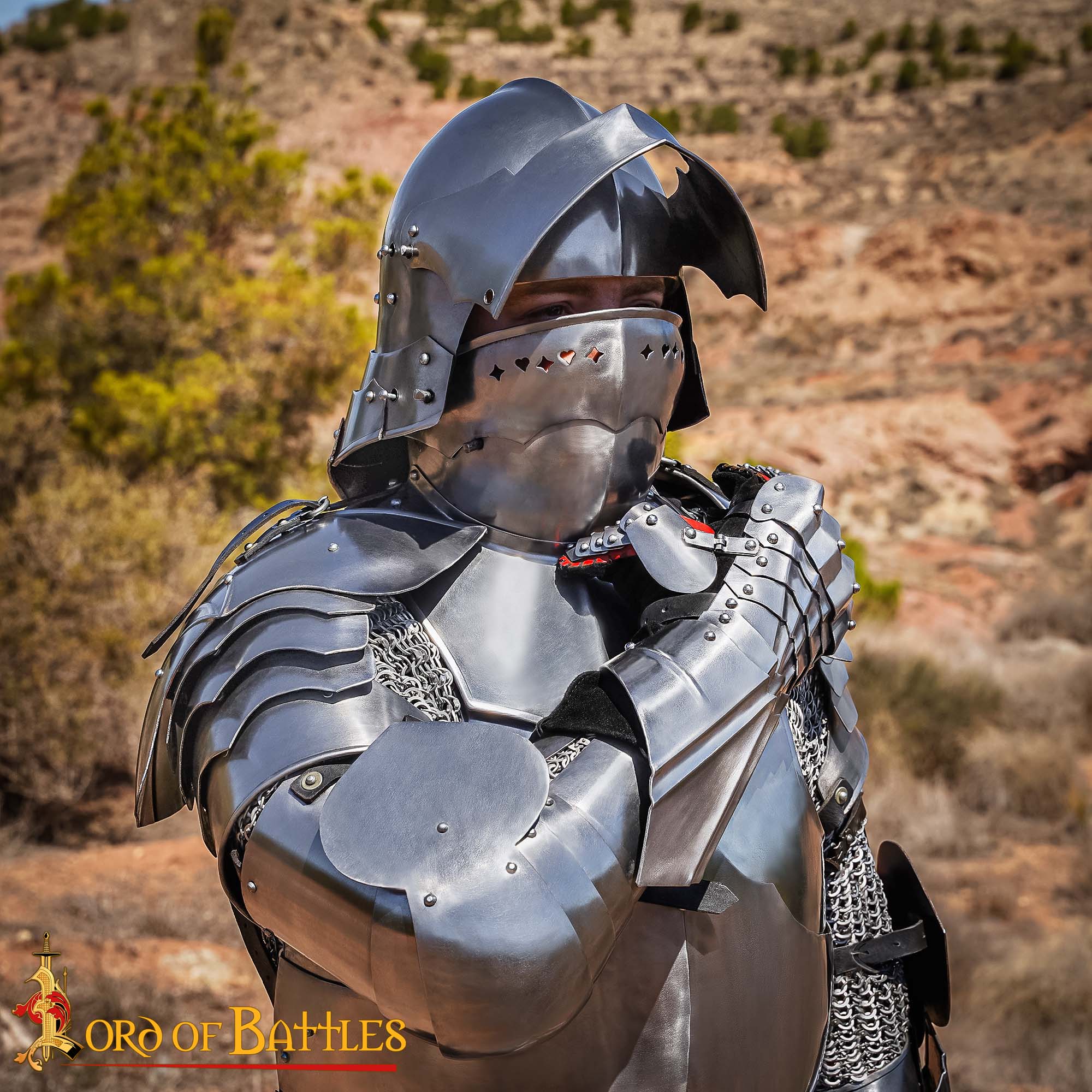 Medieval Steel Gothic Articulated Gauntlets Finger & Wrist Armor Protection - 25168 6