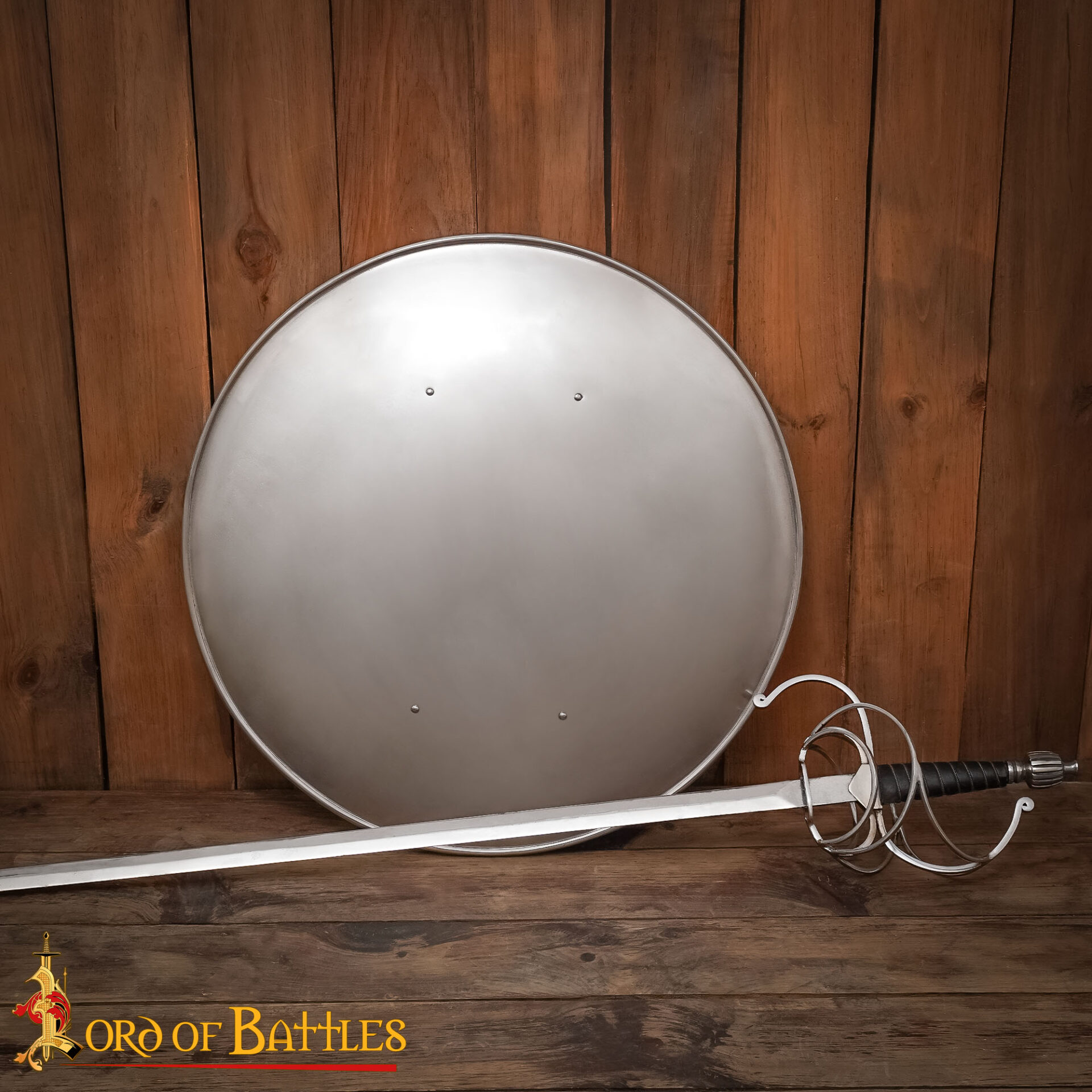 Medieval Steel Round Shield-25189