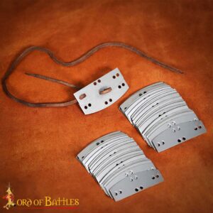 Birka Lamellar Scales 100 pieces Loose Lamellae for Viking/Rus/Khazar Armor, Stainless Steel