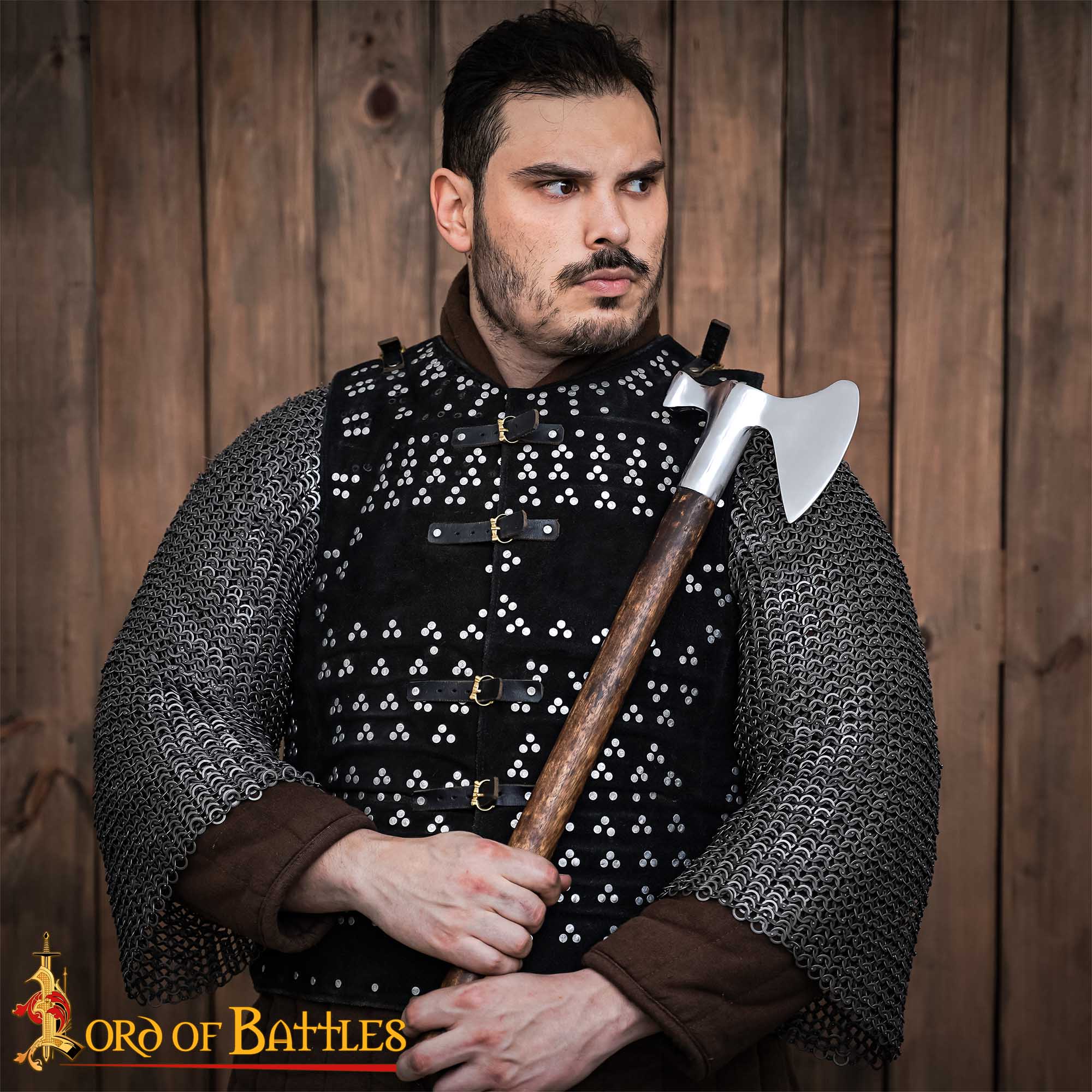 18th Century Hand-Forged Tomahawk Axe Hammer Poll Ash Handle-25563 5