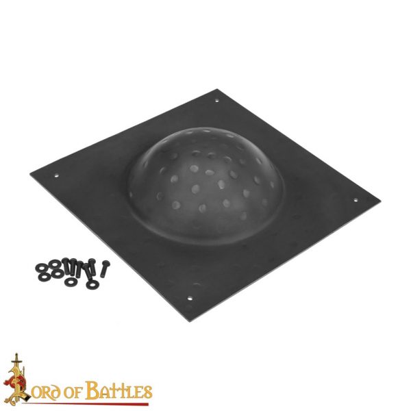 Square Shield Boss Handmade Steel Umbo for Roman Scutum Shields