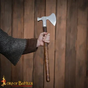 Late Medieval Hammer Hatchet – Carbon Steel & Wooden Handle