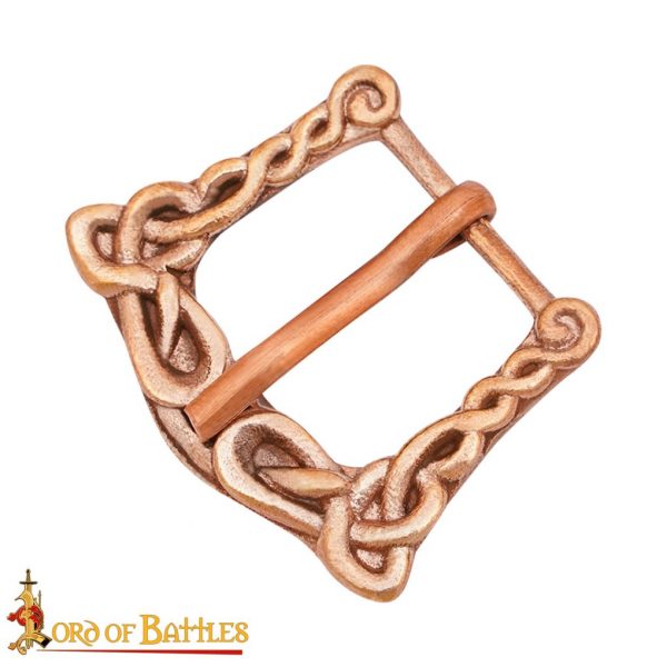 Lost-wax Cast Bronze Celtic Belt Buckle