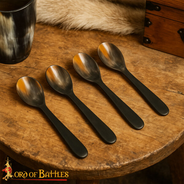 Viking Authentic Horn Spoon Handcrafted Genuine Horn Accessory - Image 5