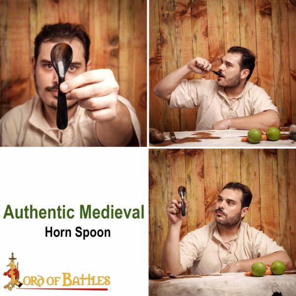 Viking Authentic Horn Spoon Handcrafted Genuine Horn Accessory - Image 8