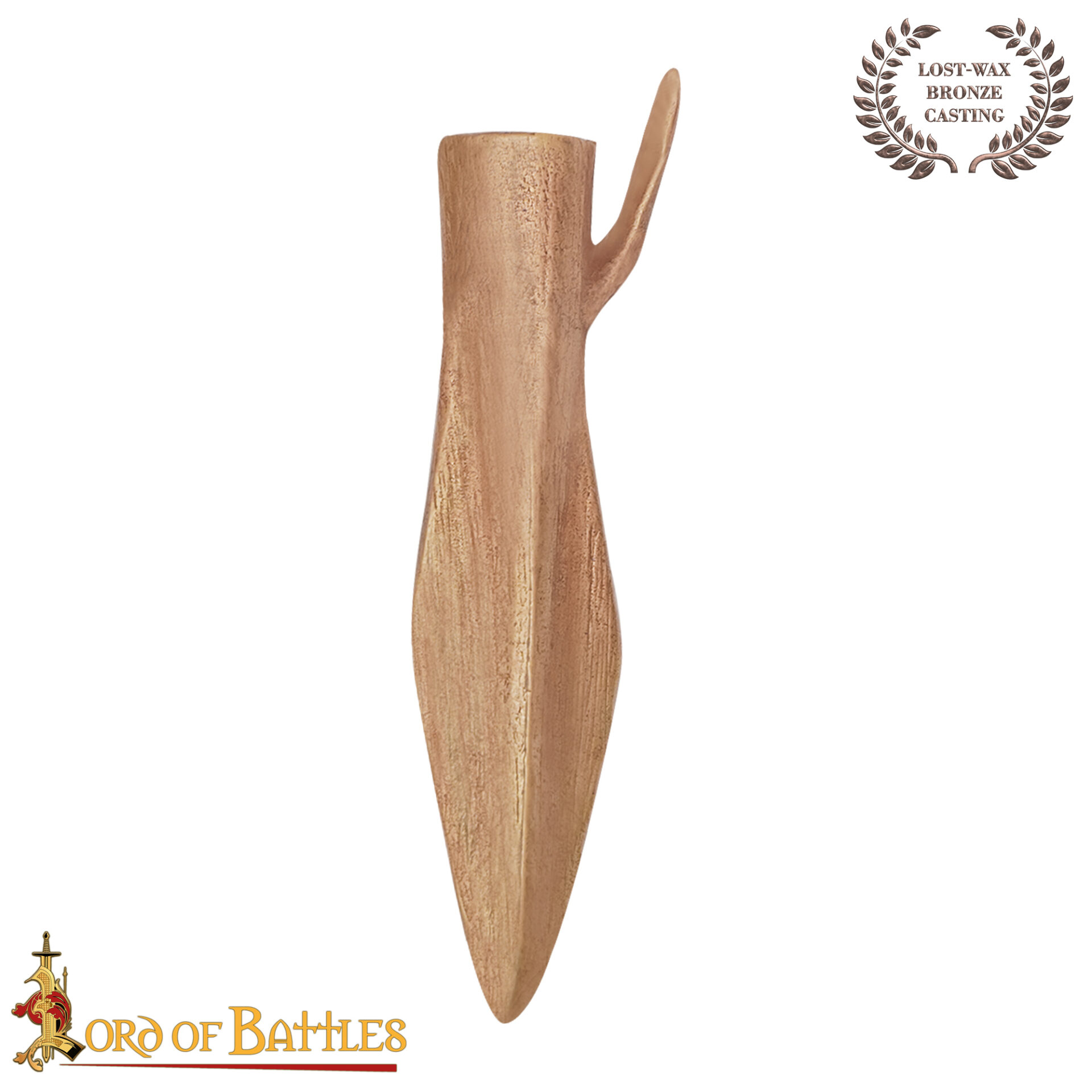 Lost-wax Cast Bronze Small Arrowhead-26487BZ 2