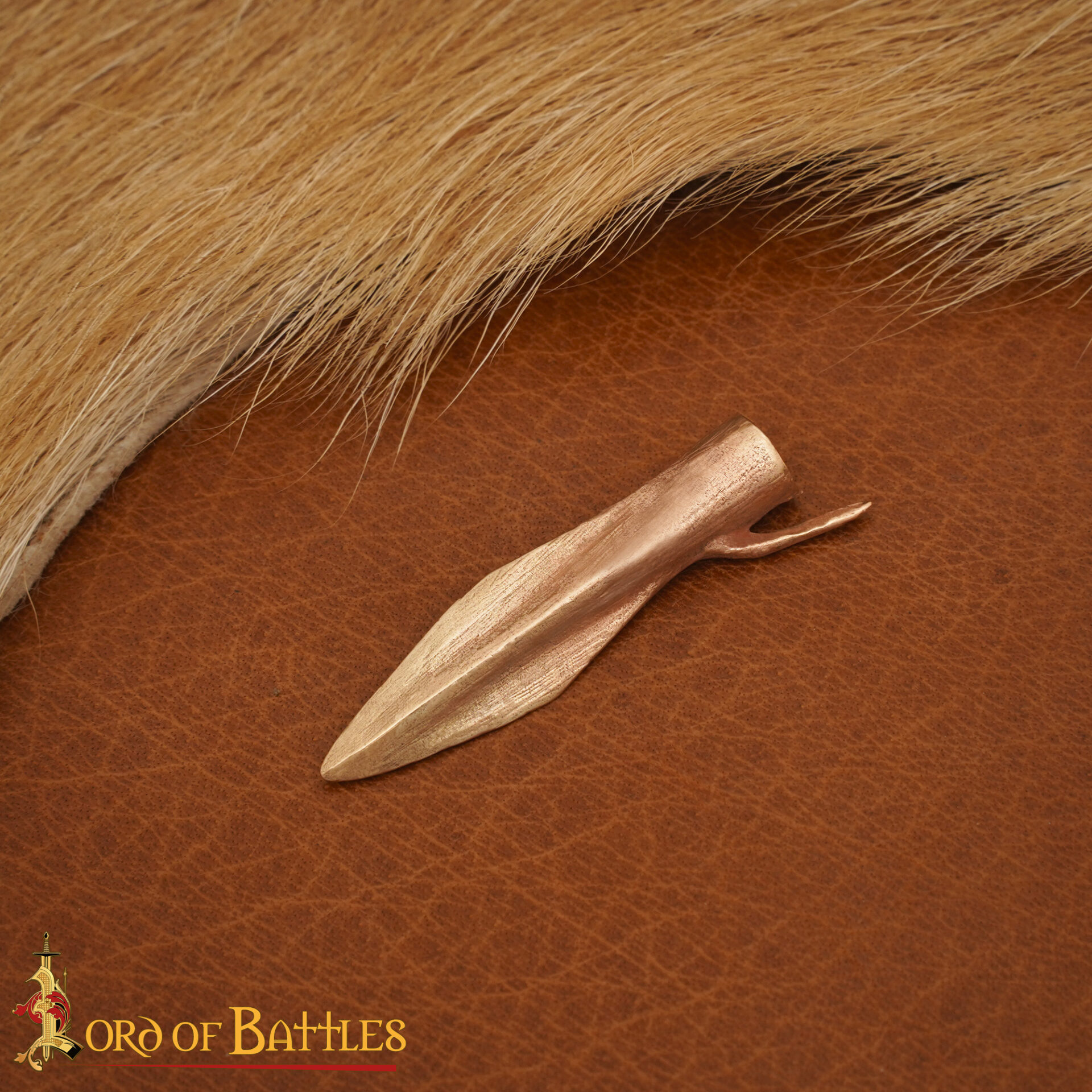 Lost-wax Cast Bronze Small Arrowhead-26487BZ