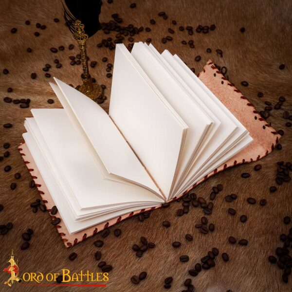 Genuine Leather Journal with Stone and Brass Lock - Image 5