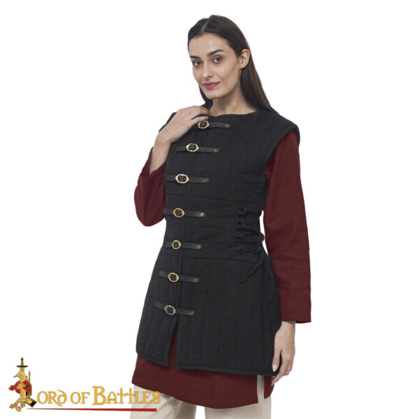 Medieval Lady Gambeson with Real Padding - Image 4